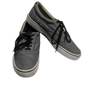 Sperry Gray Canvas Halyard‎ CVO Shoes